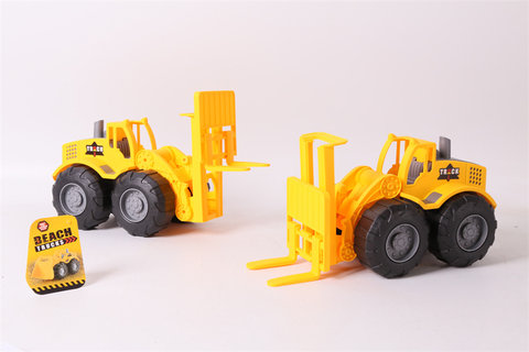 Medium sized construction vehicle, beach construction vehicle, toy