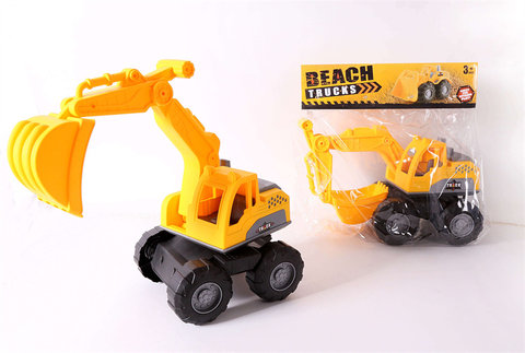 Large sized construction vehicle, beach construction vehicle, toy