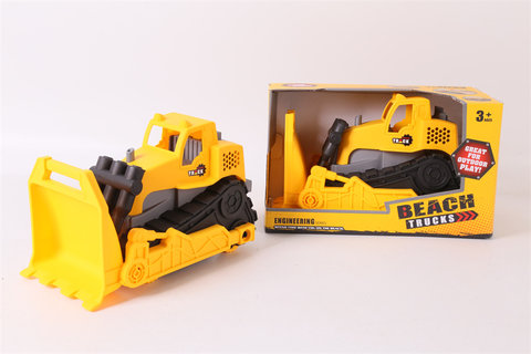 Large sized construction vehicle, beach construction vehicle, toy