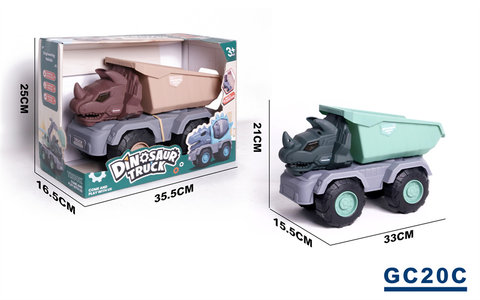 Triangle dragon dump truck, beach engineering vehicle, toy