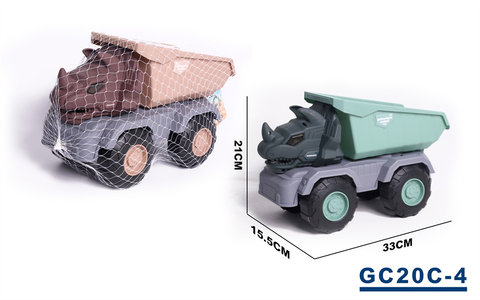 Triangle dragon dump truck, beach engineering vehicle, toy