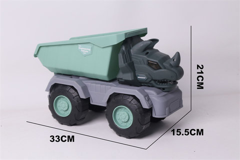 Triangle dragon dump truck, beach engineering vehicle, toy