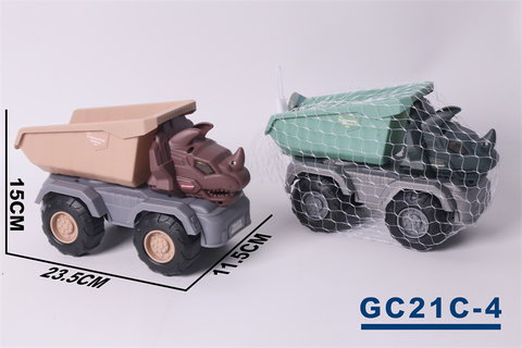 Triangle dragon dump truck, beach engineering vehicle, toy