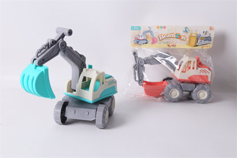 Medium sized construction vehicle, beach construction vehicle, toy