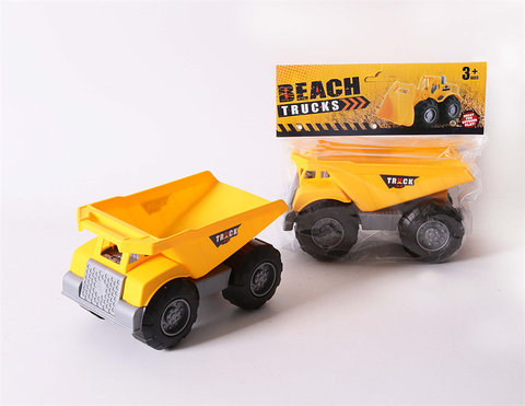Small sized construction vehicle, beach construction vehicle, toy