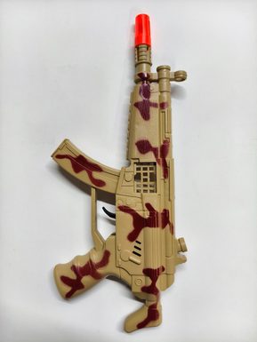 Desert color camouflage fires flint gun