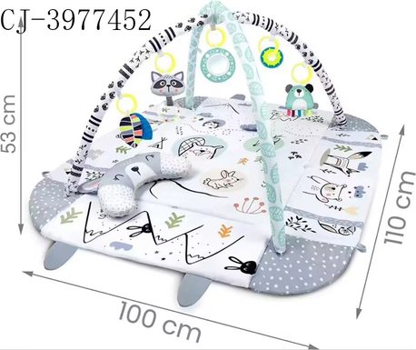 Old 4-sided fence game mat 4-in-1 with 20 ocean balls