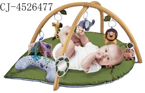 Green Leaf Forest Game Mat is machine washable