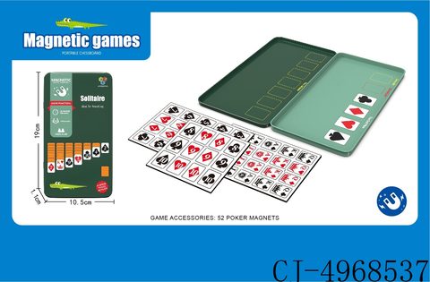 Playing cards (magnetic iron box)