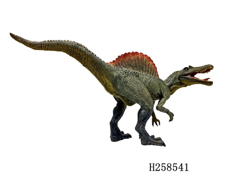 13-inch hard rubber spinosaurus can move its mouth