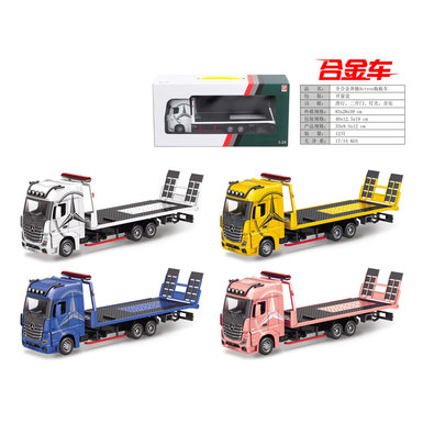 1:24 alloy Mercedes-Benz Actros pallet truck (taxi, second door, lighting, music)