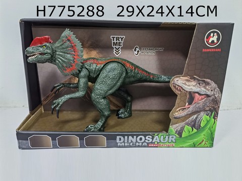 Pressing action Double spine dragon (green)