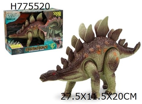 Electric little stegosaurus