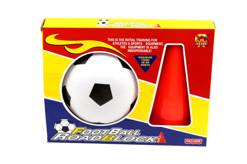 Color box dribbling ball roadblock
