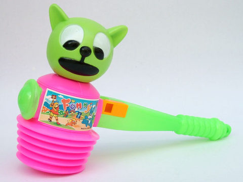 Colorful bag cat hammer