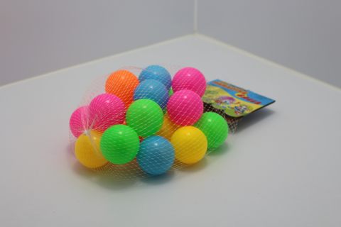 Mesh bag 5.5CM amusement park balls 20 pack