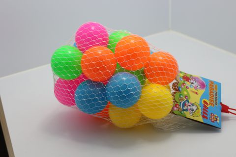 Mesh bag 8CM Paradise Ball 20 pack