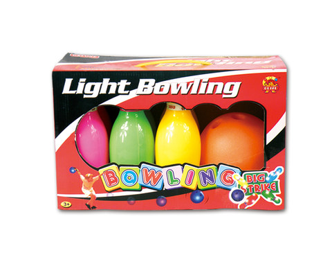 9-inch solid color flash bowling ball