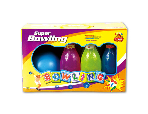 9-inch transparent bowling ball