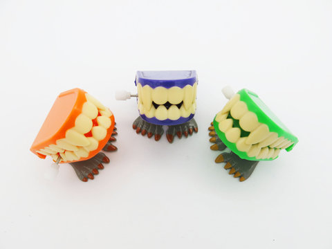 Chain jumping ghost teeth (gray footprint nails)(ABS material)