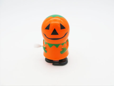 Walking pumpkin man lotus leaf collar (ABS material)