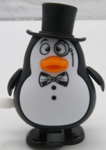 Chain Christmas hat penguin