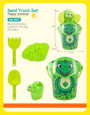 Beach bucket 6-piece set