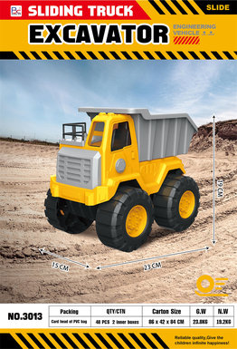 Sliding engineering vehicle