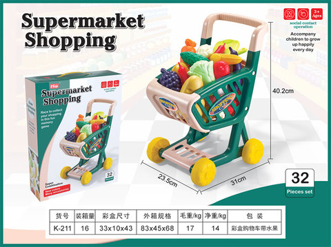 32piecesetwithfruitsinshoppingcart