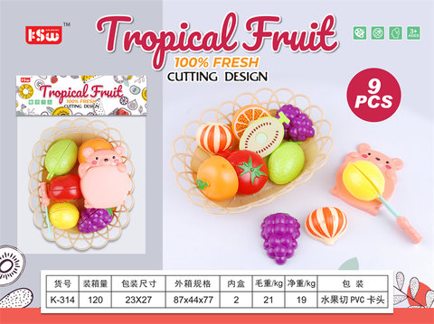 FruitcutPVC9pcs