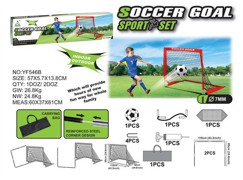 Glass fiber football gate sports toy