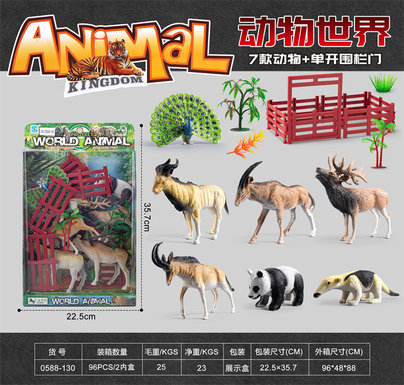 Animal+single opening fence door combination