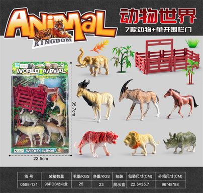 Animal+single opening fence door combination
