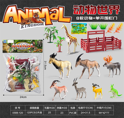 Animal+single opening fence door combination
