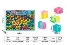 48只台色兔子奇形彩虹圈