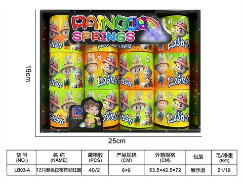12 spring colored canvas rainbow circles