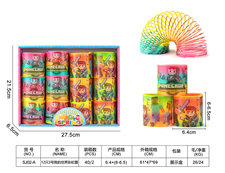 12只3号我的世界彩虹圈 经典怀旧彩虹玩具赠品