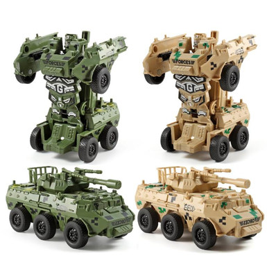 Collision Transformation Vehicle [Military Armored Vehicle Style] Single Pack