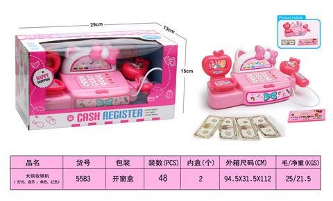 Girl cash register