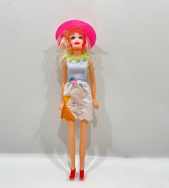 16 inch barbie (lace skirt mixed with hat)
