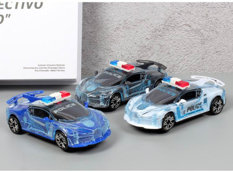 Universal light music car [Bujia police car style] Single installation