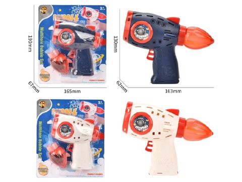 Porous rocket bubble gun (light)