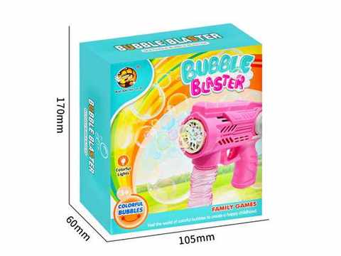 Six-hole mechanical bubble gun