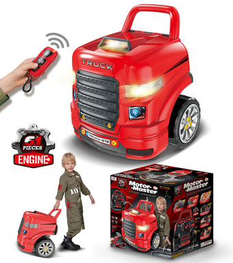 Remote-control truck for disassembly and maintenance