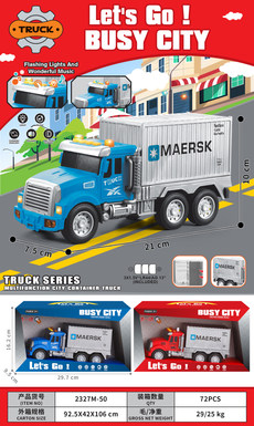 Multifunctional urban container truck