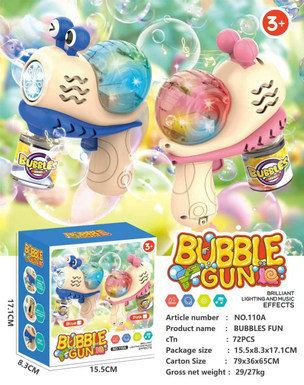 Snail Bubble Gun