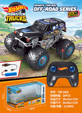 1:20 Blue Ghost Bigfoot Remote Control Car (including electricity)