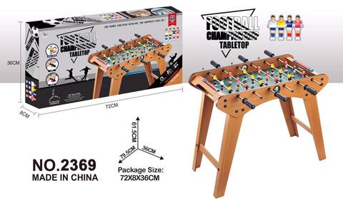 wooden football table