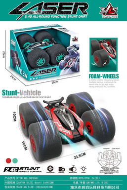 2.4G sponge wheel stunt remote control car
