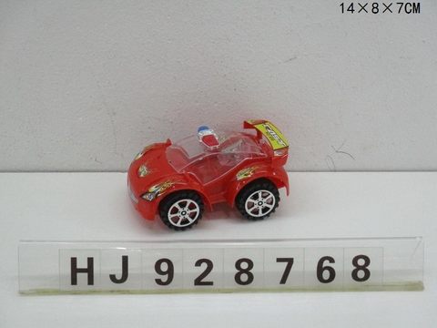 Drawn light police car